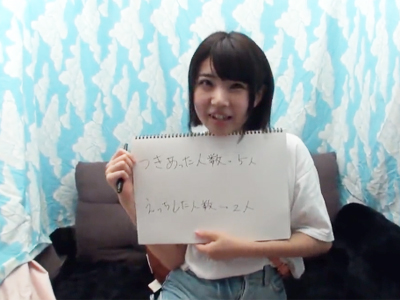 「また出てる‥♡」経験人数すくないウブな美少女に草食男子が暴走中出し連射ｗｗ